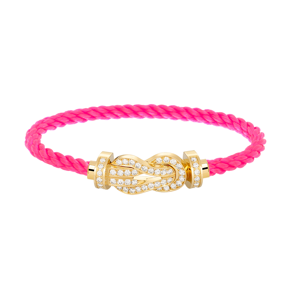 [Stellar Jewelry]CHANCE LARGE 8 FIGURE BUCKLE FULLDIAMOND BRACELET GOLD