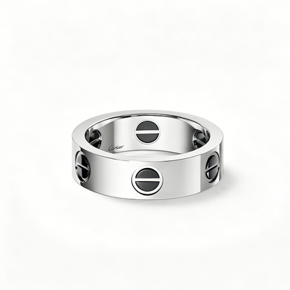 [Stellar Jewelry]LOVE RING 5.5MM NO DIAMONDS  CERAMIC