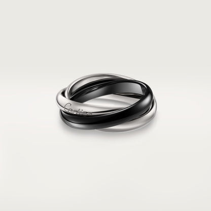 [Stellar Jewelry]TRINITY 3.2MM RING BLACK CERAMIC