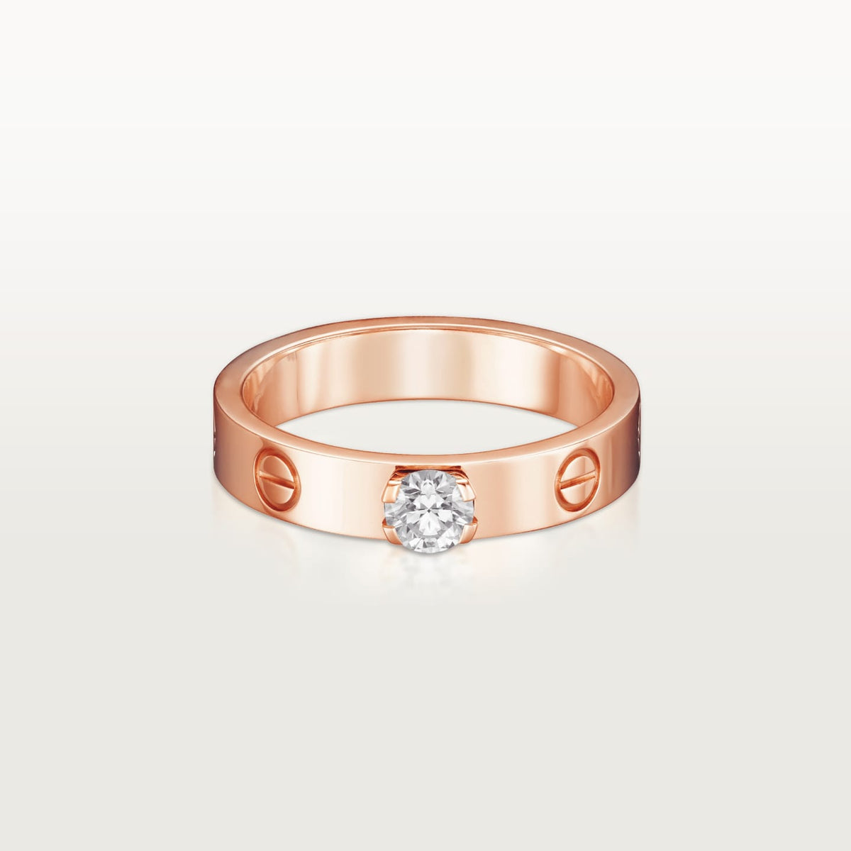 [Stellar Jewelry]LOVE RING 3.6MM 1 BIG DIAMOND
