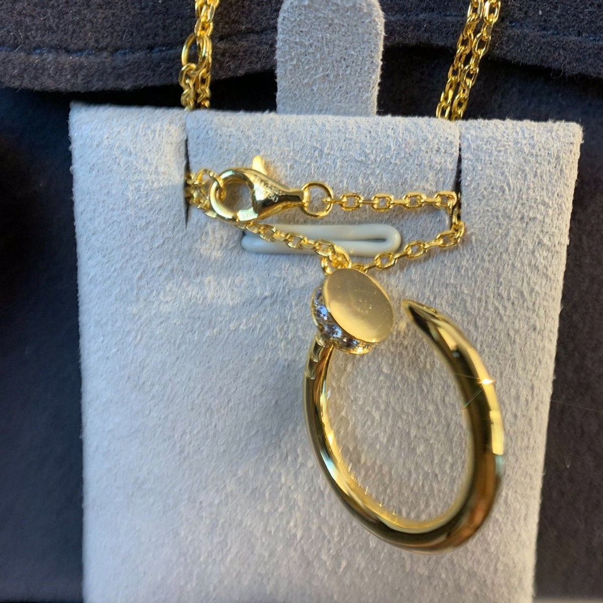 [Stellar Jewelry]JUSTE NECKLACE GOLD DIAMONDS