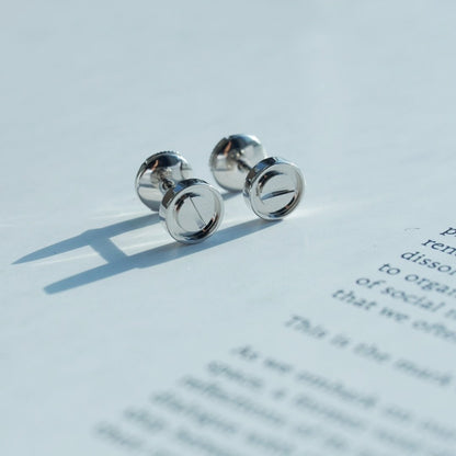 [Stellar Jewelry]LOVE EARRINGS SILVER 10MM