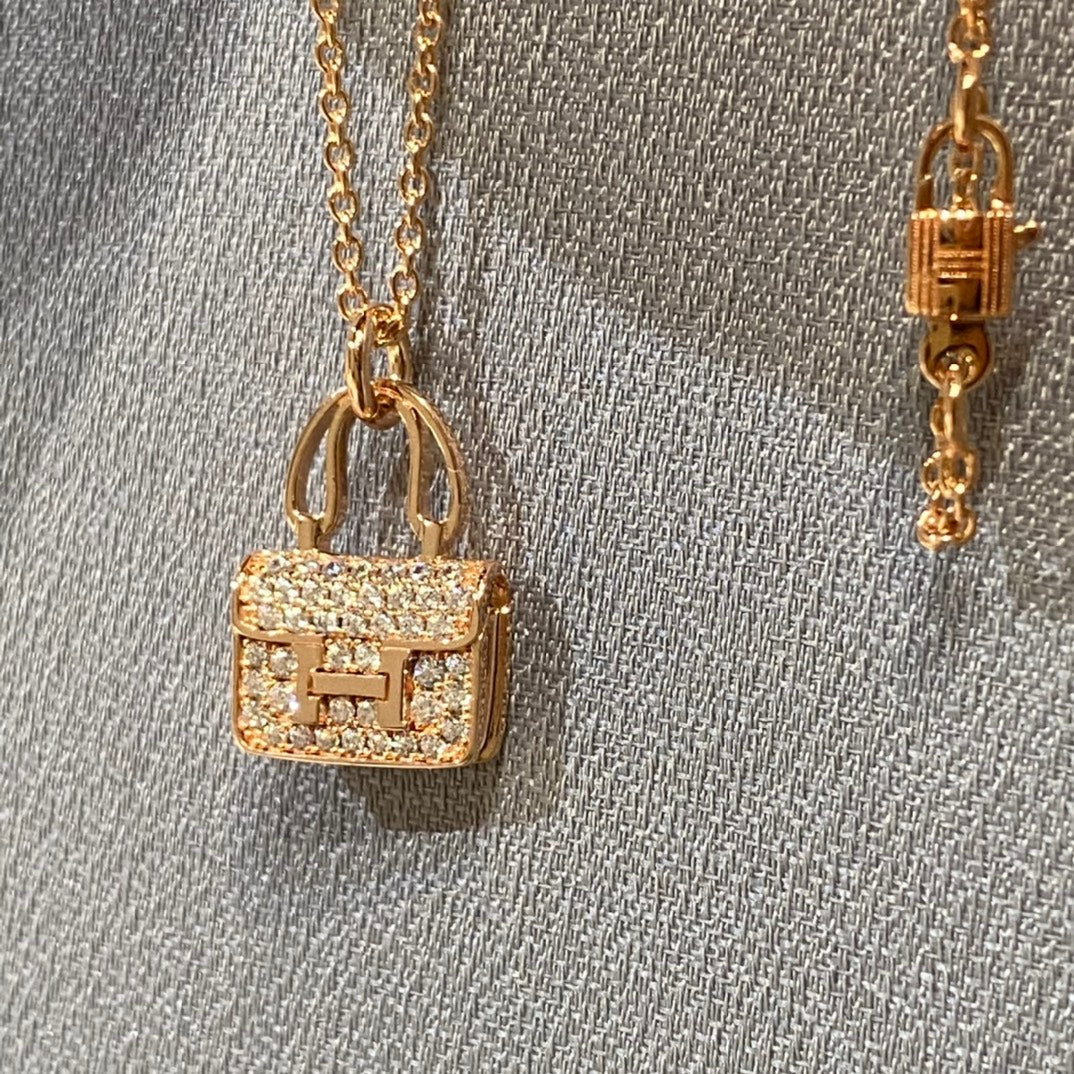 [Stellar Jewelry]CONSTANCE PEDANT DIAMOND NECKLACE