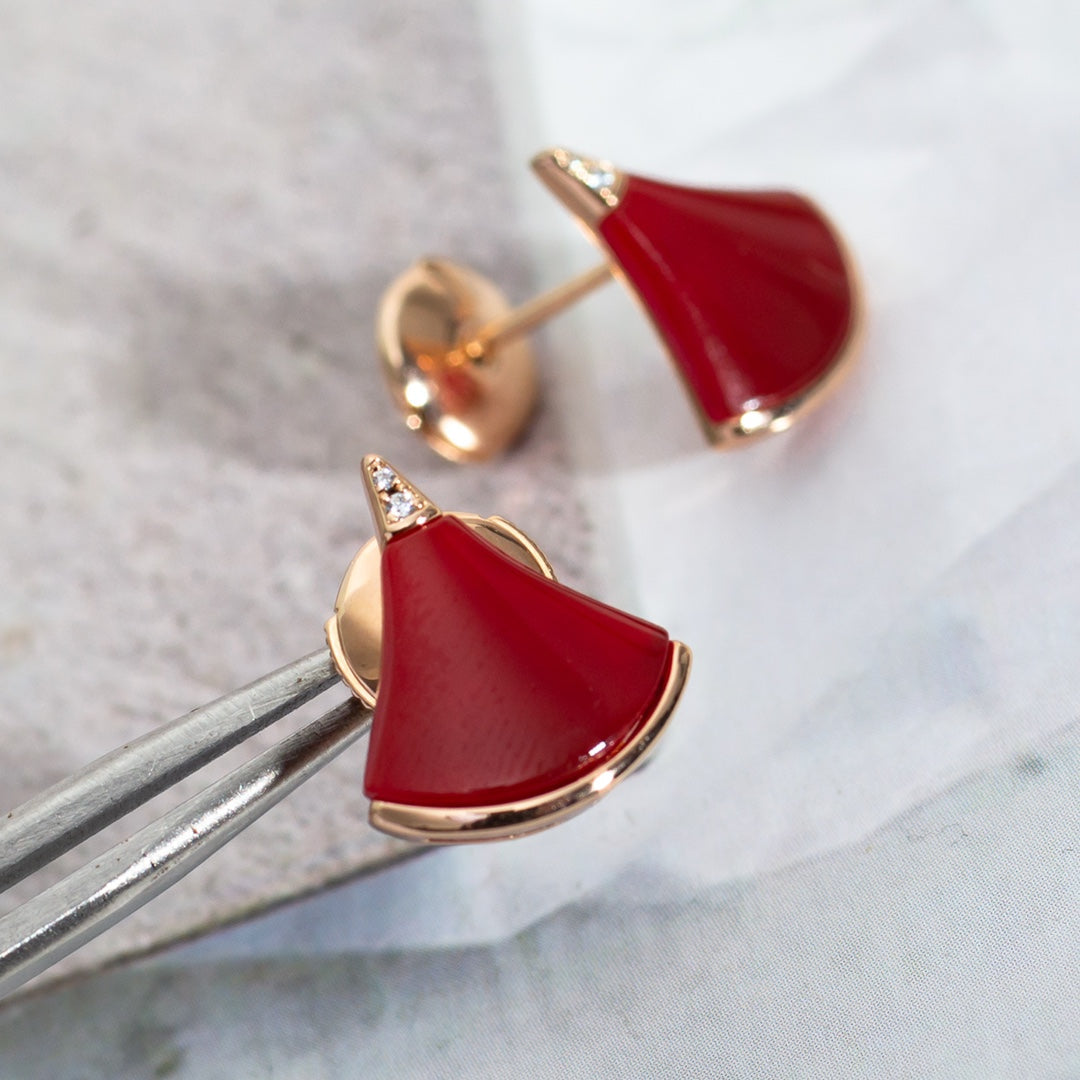 [Stellar Jewelry]DIVAS DREAM EARRINGS PINK GOLD