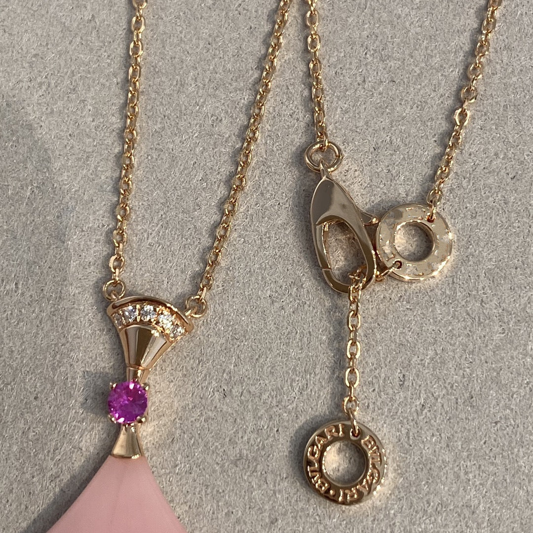 [Stellar Jewelry]DREAM NECKLACE PINK OPAL