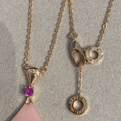 [Stellar Jewelry]DREAM NECKLACE PINK OPAL