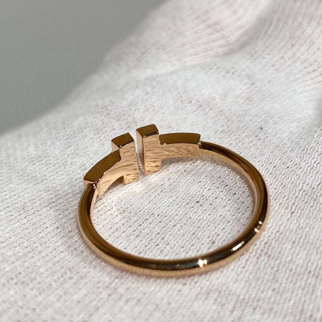 [Stellar jewels] WIRE RING DIAMOND PINK GOLD