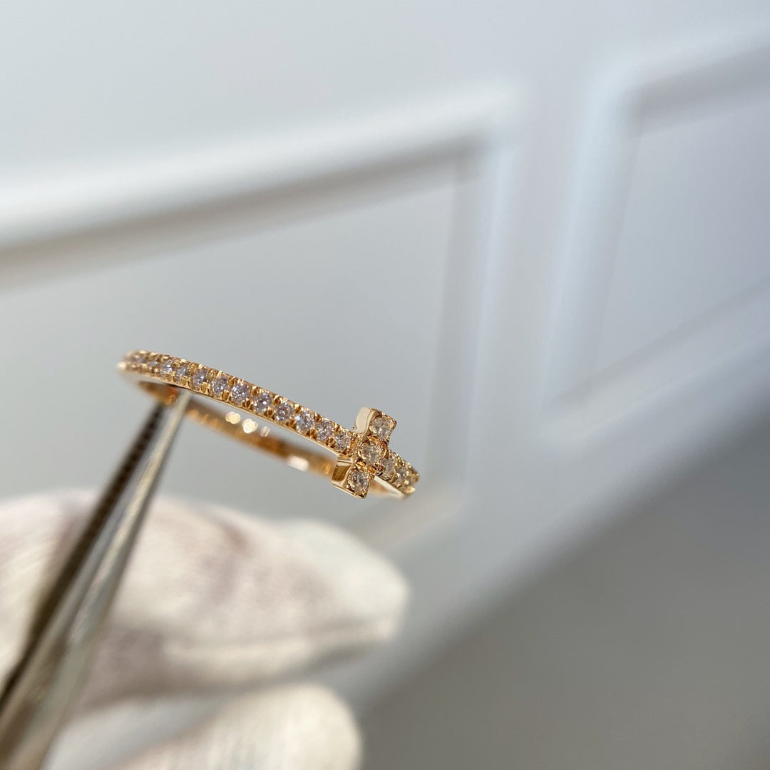 [Stellar jewels]T RING DIAMOND PINK GOLD