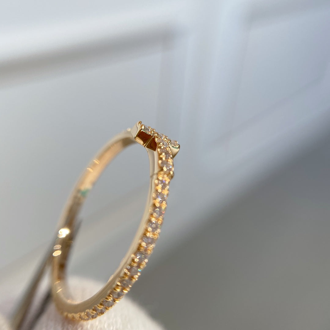 [Stellar jewels]T RING DIAMOND PINK GOLD