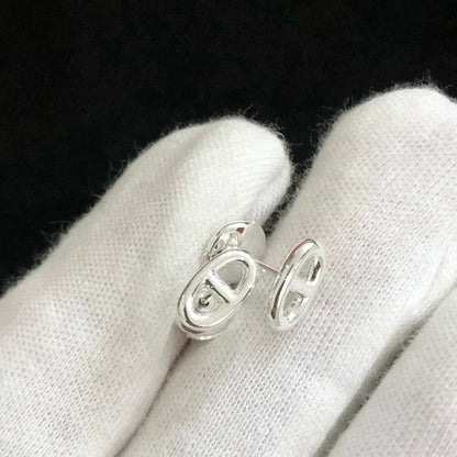 [Stellar Jewelry]CHAINE SMALL EARRINGS GOLD AND SILVER