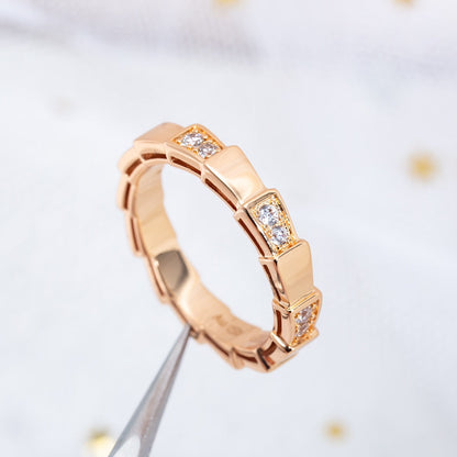 [Stellar Jewelry]SERPENTI RING PINK GOLD  3MM