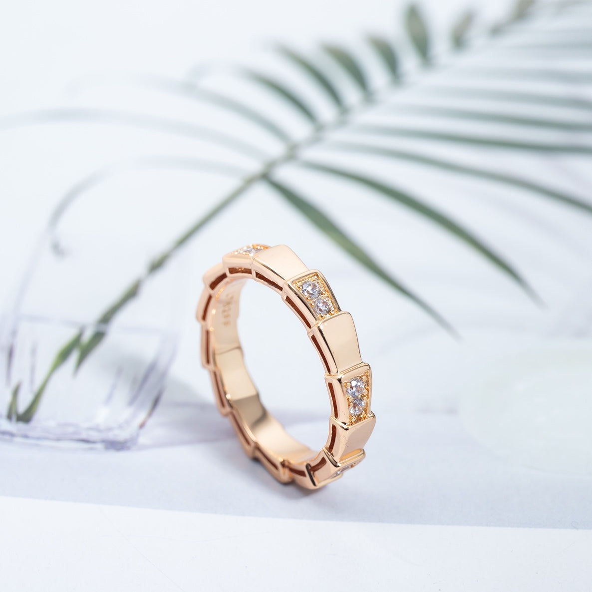 [Stellar Jewelry]SERPENTI RING PINK GOLD  3MM
