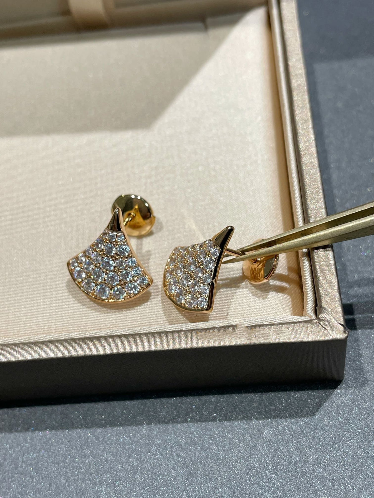 [Stellar Jewelry]DREAM STUD EARRINGS DIAMOND
