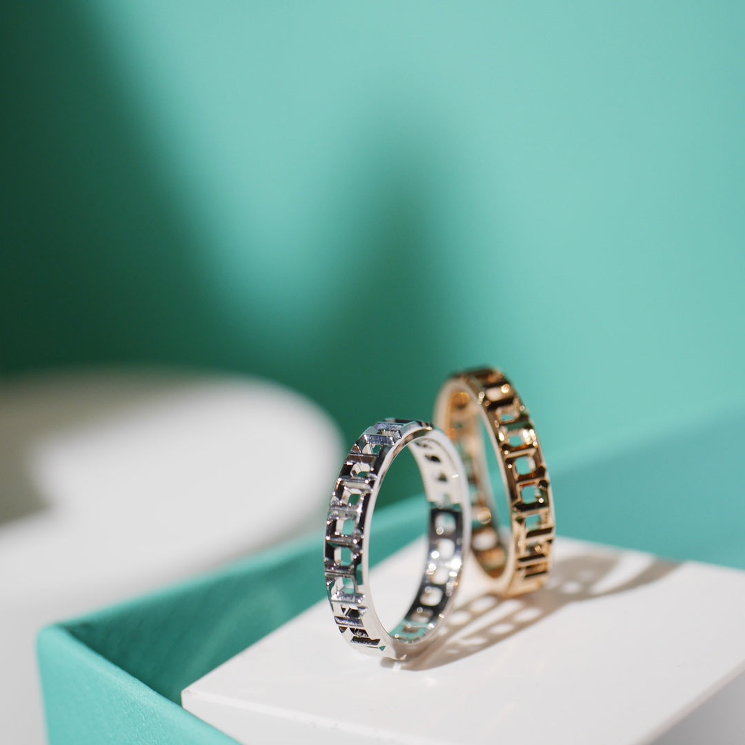 [Stellar jewels]T TRUE 3.5MM PINK GOLD RING