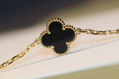 [Stellar Jewelry]CLOVER 20 MOTIFS ONYX ROSE GOLD
