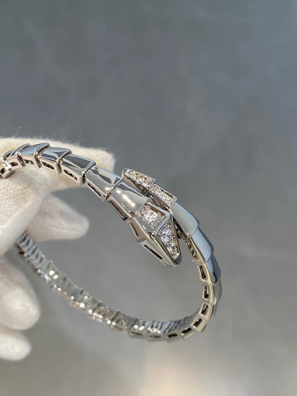 [Stellar Jewelry]SERPENTI BRACELET DIAMONDS SILVER