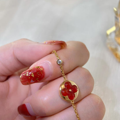 [Stellar Jewelry]SUN PEDANT CARNELIAN BRACELET