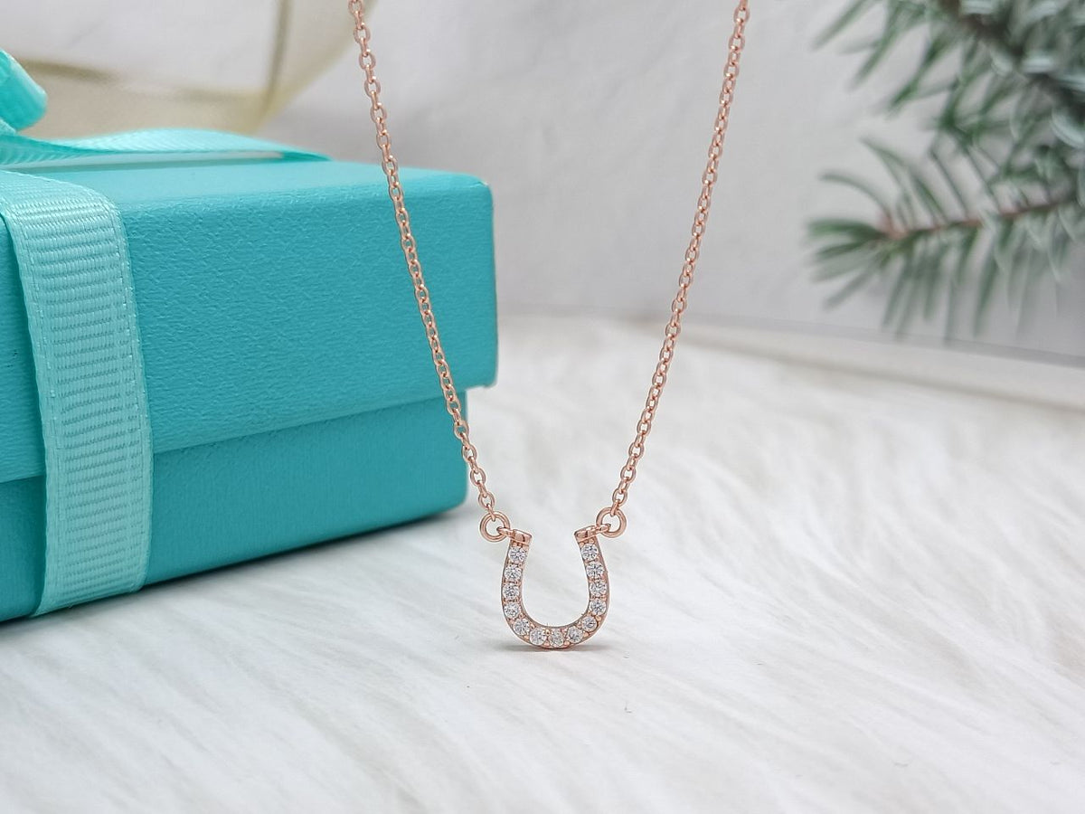 [Stellar jewels]U PEDANT DIAMOND NECKLACE