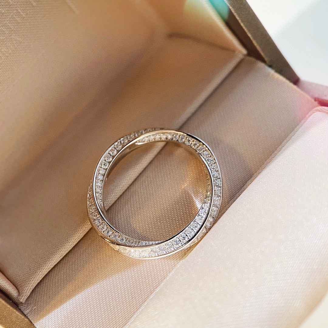 [Stellar jewels]SPIRAL DIAMOND RING