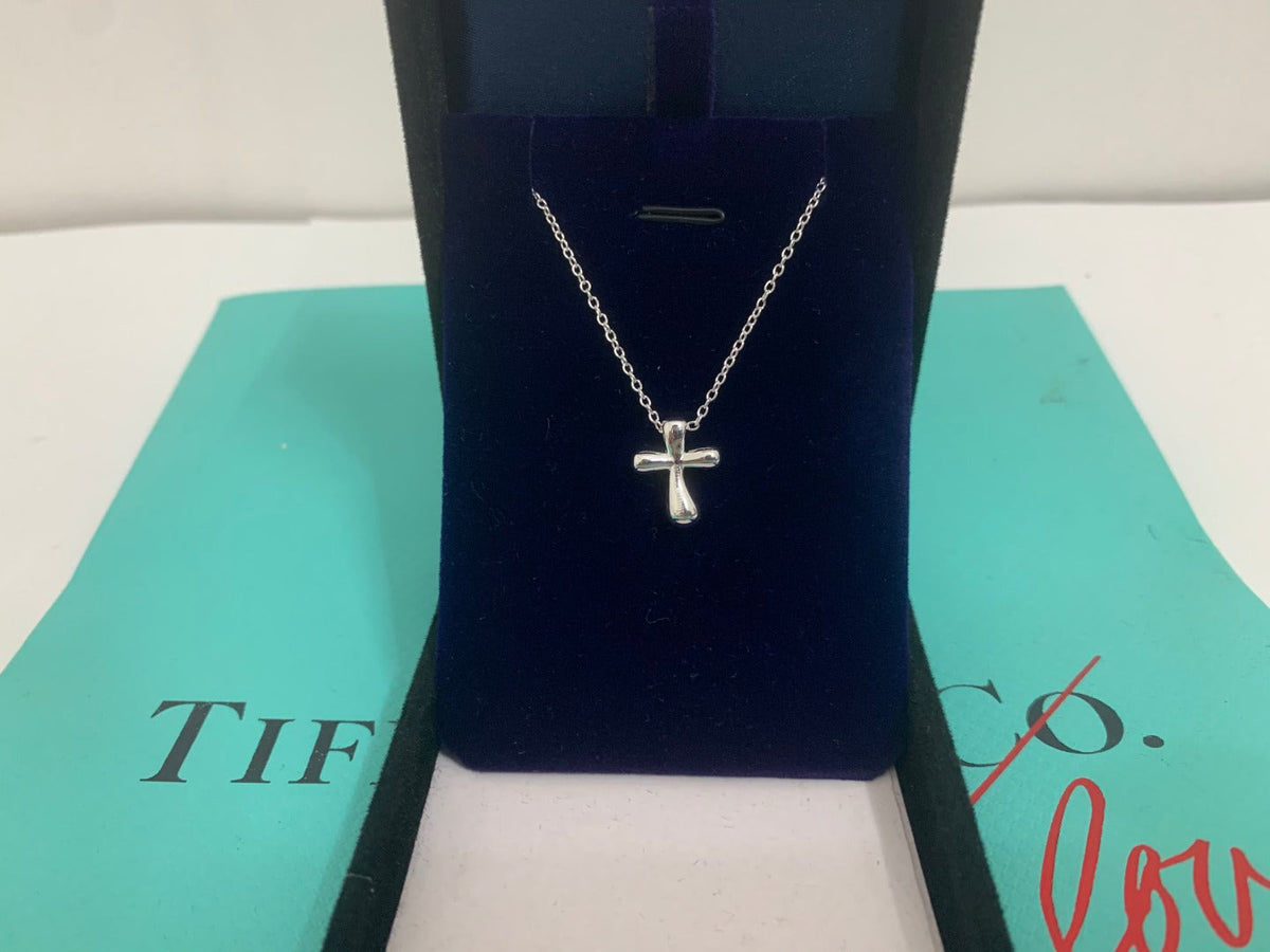 [Stellar jewels]CROSS PENDANT MINI BARE CROSS NECKLACE