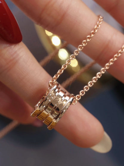 [Stellar Jewelry]ZERO 1 PINK GOLD NECKLACE