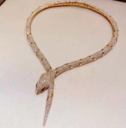 [Stellar Jewelry]HAUTE COUTURE GOLD SERPENTI NECKLACE