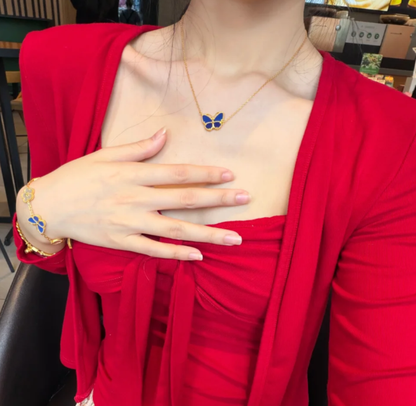 [Stellar Jewelry]2026 NEW BUTTERFLY BLUE   NECKLACE