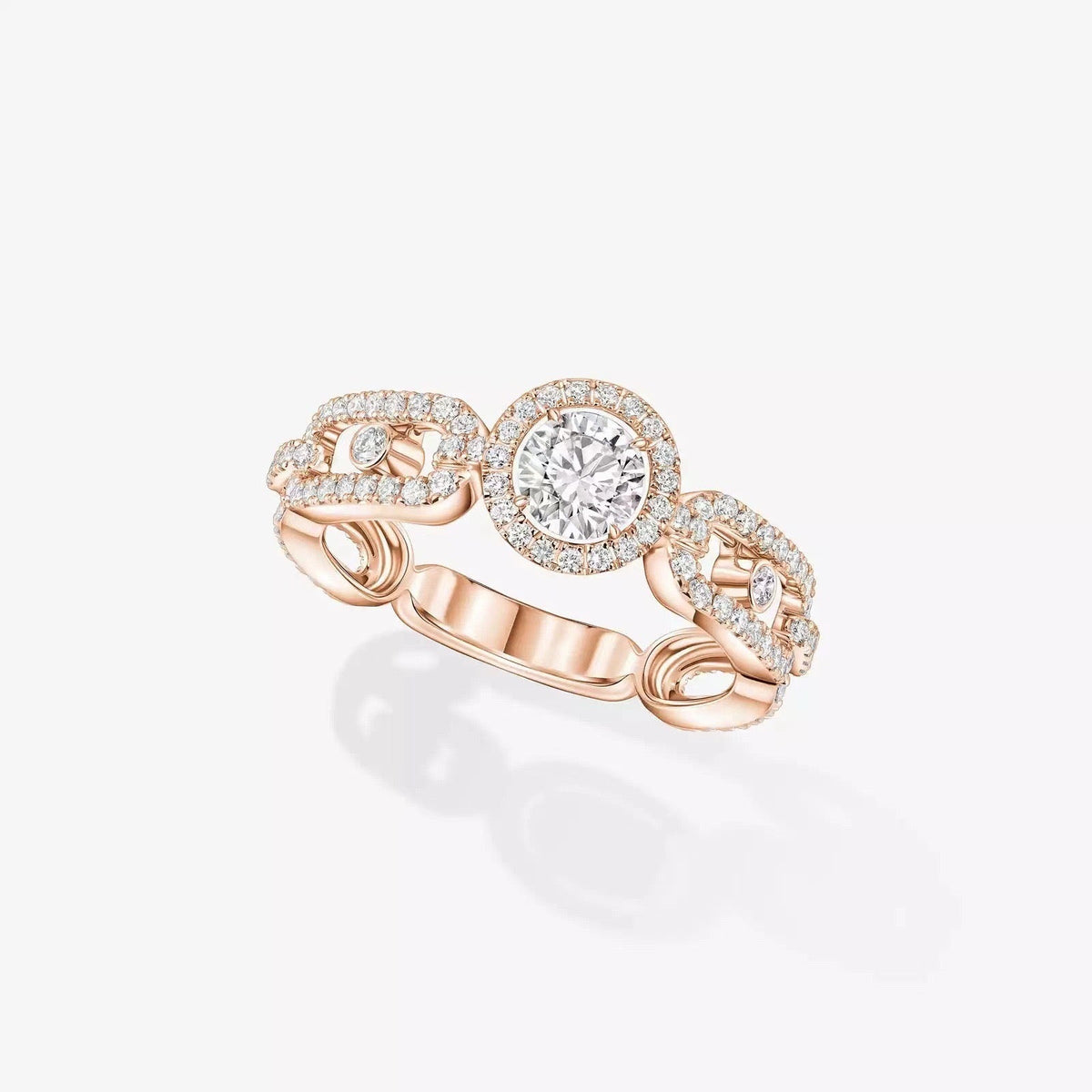 [Stellar Jewelry]Move Link Solitaire Ring