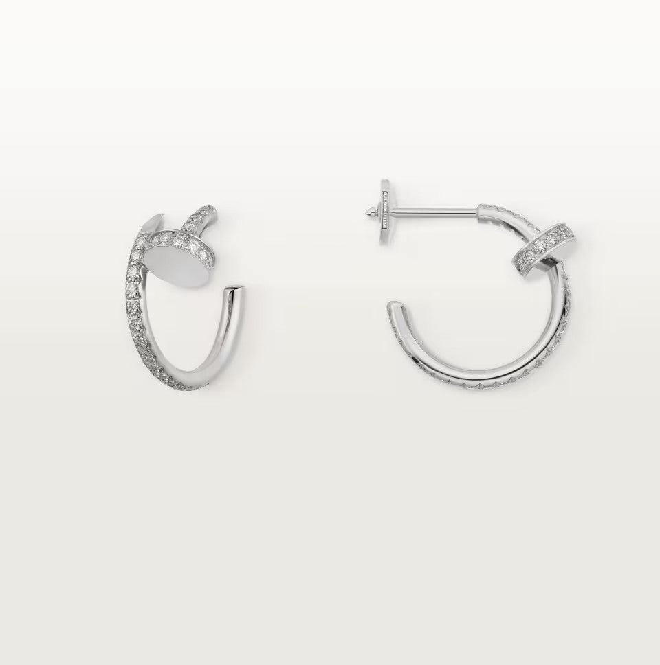 [Stellar Jewelry]JUSTE FULL DIAMOND SMALL EARRINGS