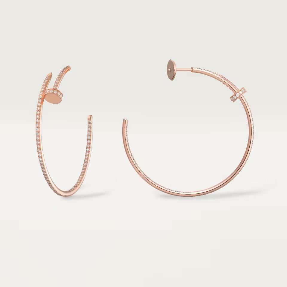 [Stellar Jewelry]JUSTE FULL DIAMOND LARGE EARRINGS