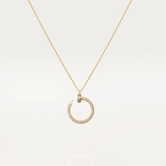 [Stellar Jewelry]JUSTE NECKLACE GOLD DIAMONDS