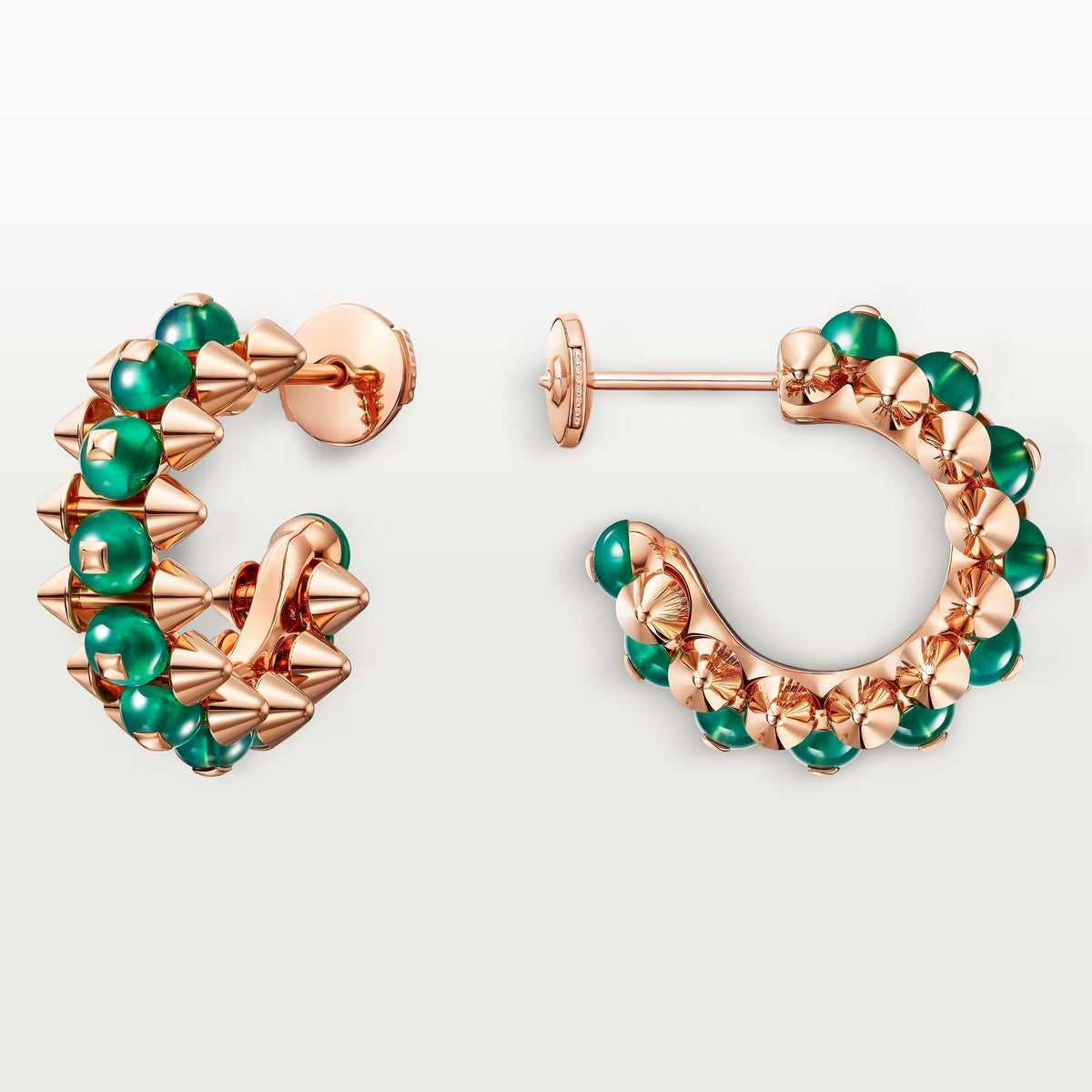 [Stellar Jewelry]CLASH 7.9MM AGATE CHALCEDONY EARRINGS