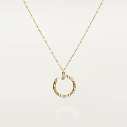 [Stellar Jewelry]JUSTE NECKLACE HALF DIAMOND
