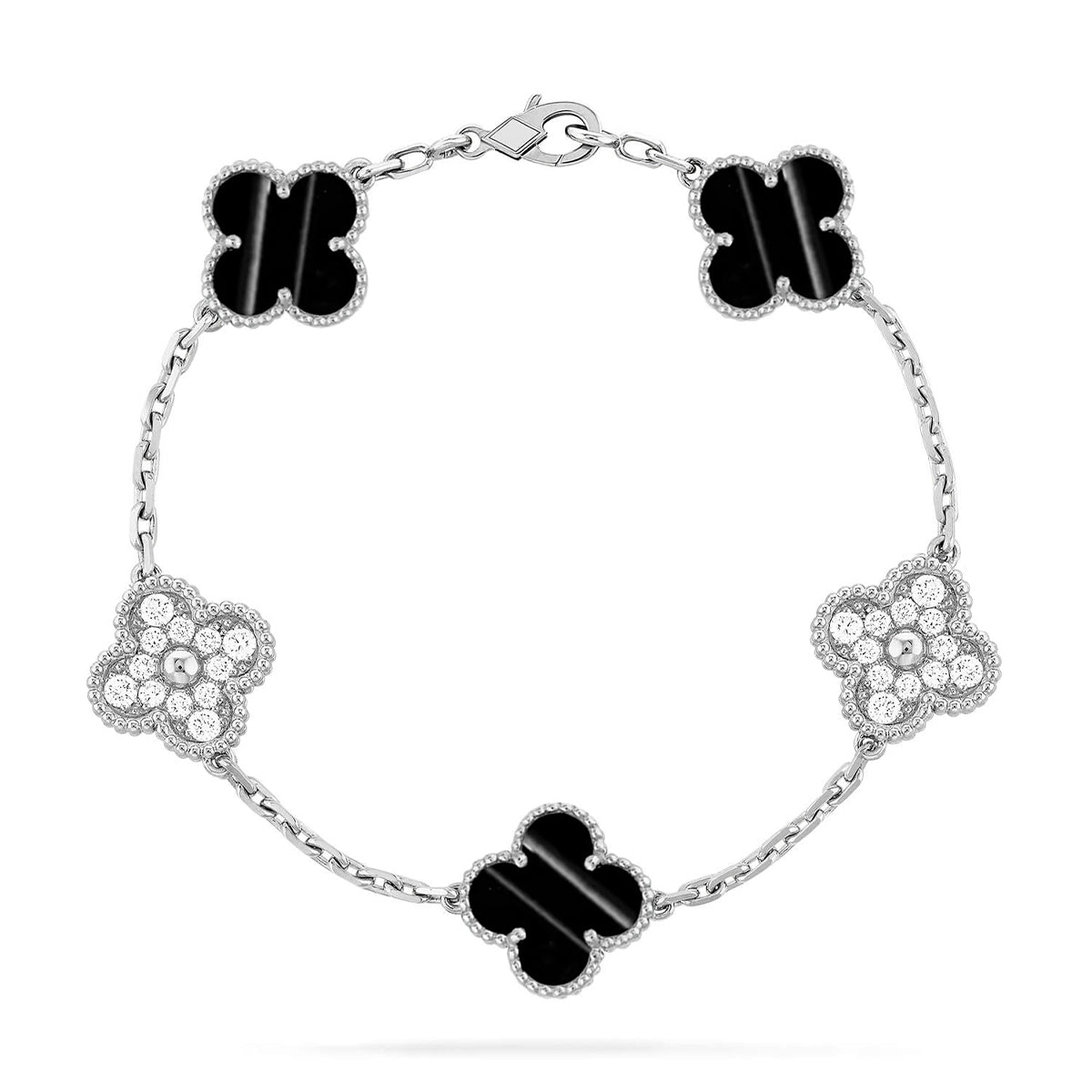 [Stellar Jewelry] CLOVER 5 MOTIF PULSAR STONE BRACELET COLLECTION