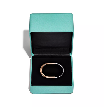 [Stellar jewels]LOCK BRACELET ROSE AND WHITE GOLD