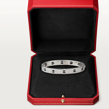 [Stellar Jewelry]LOVE BRACELET 6.1MM DIAMOND-PAVED CERAMIC