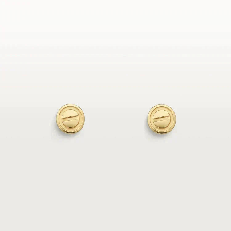 [Stellar Jewelry]LOVE EARRINGS GOLD 10MM