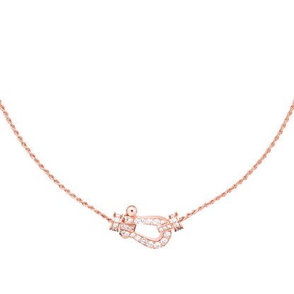 [Stellar Jewelry]FORCE 10 PINK GOLD DIAMOND NECKLACE