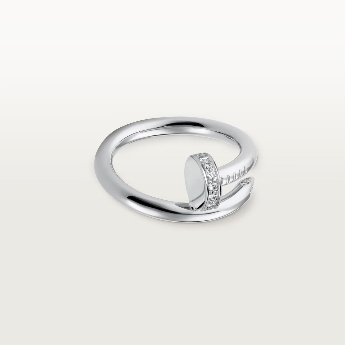 [Stellar Jewelry]JUSTE RING 2.6MM HALF DIAMOND