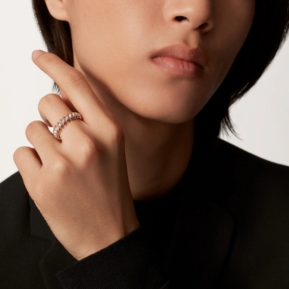 [Stellar Jewelry]CLASH 6.4MM SMALL FULL DIAMOND RING