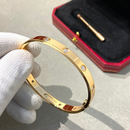 [Stellar Jewelry]LOVE BRACELET 6.1MM 10 DIAMONDS