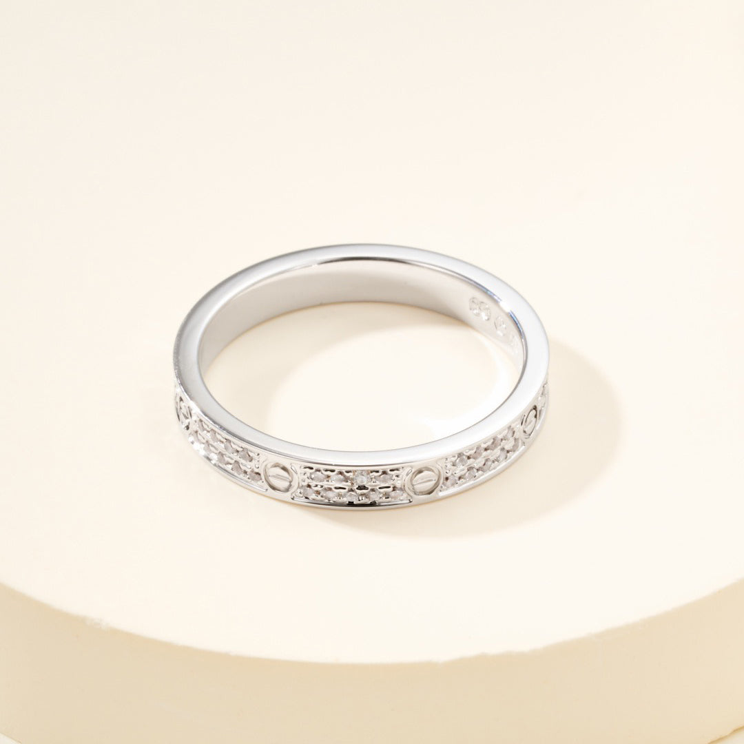 [Stellar Jewelry]LOVE RING 2.65MM DIAMOND
