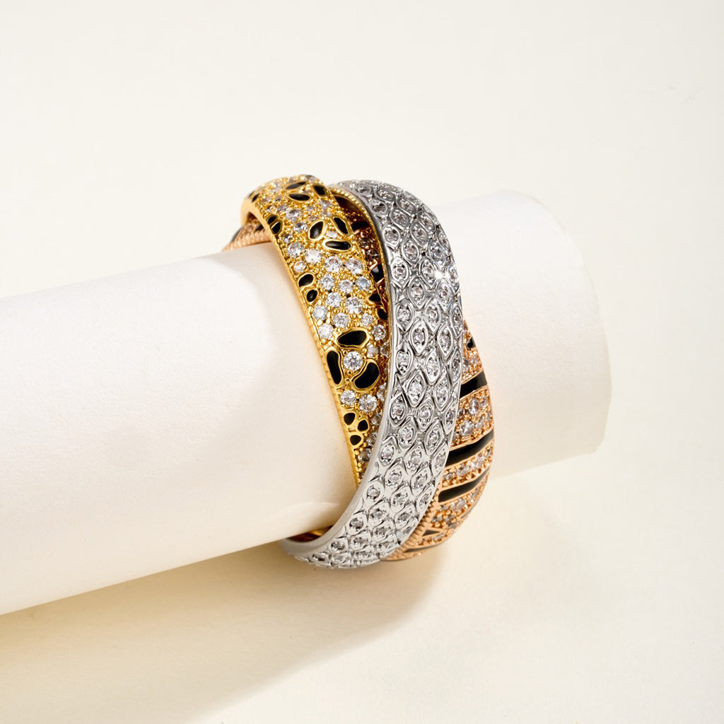[Stellar Jewelry]TRINITY  RING LEOPARD PRINT