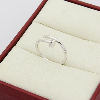 [Stellar Jewelry]JUSTE 1.8MM HALF DIAMOND RING