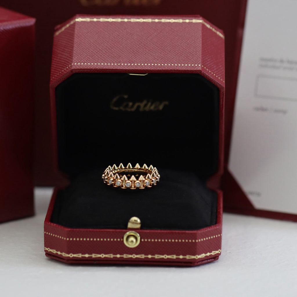 [Stellar Jewelry]CLASH 6.8MM DIAMOND MEDIUM RING