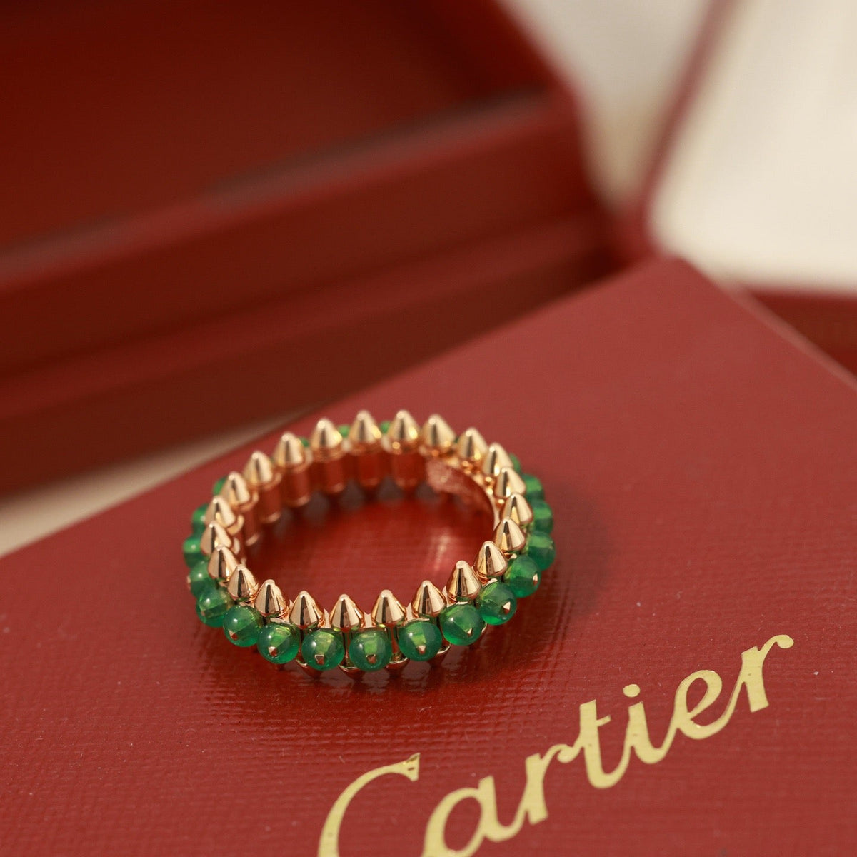 [Stellar Jewelry]CLASH 7.9MM AGATE CHALCEDONY RING