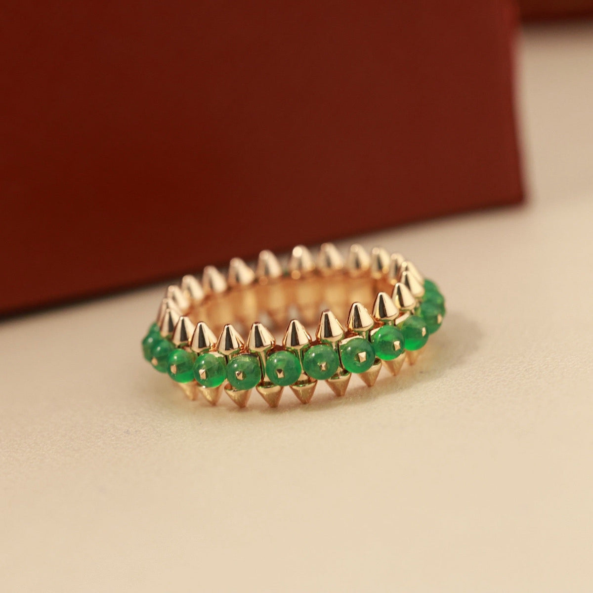 [Stellar Jewelry]CLASH 7.9MM AGATE CHALCEDONY RING