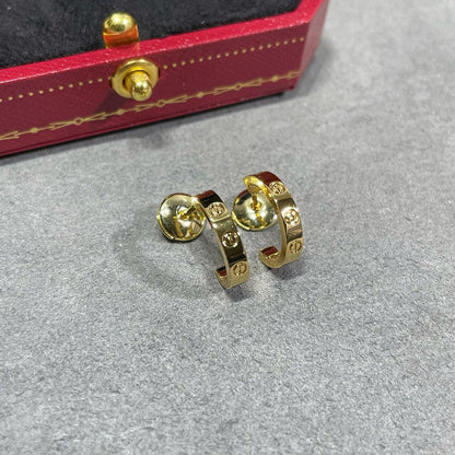 [Stellar Jewelry]LOVE EARRINGS 2.65 MM NO DIAMOND SMALL
