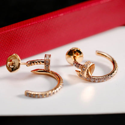 [Stellar Jewelry]JUSTE FULL DIAMOND SMALL EARRINGS