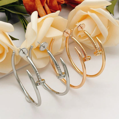 [Stellar Jewelry]JUSTE NO DIAMOND LARGE EARRINGS